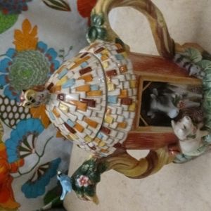 fitz and Floyd classic country chic tea kettle